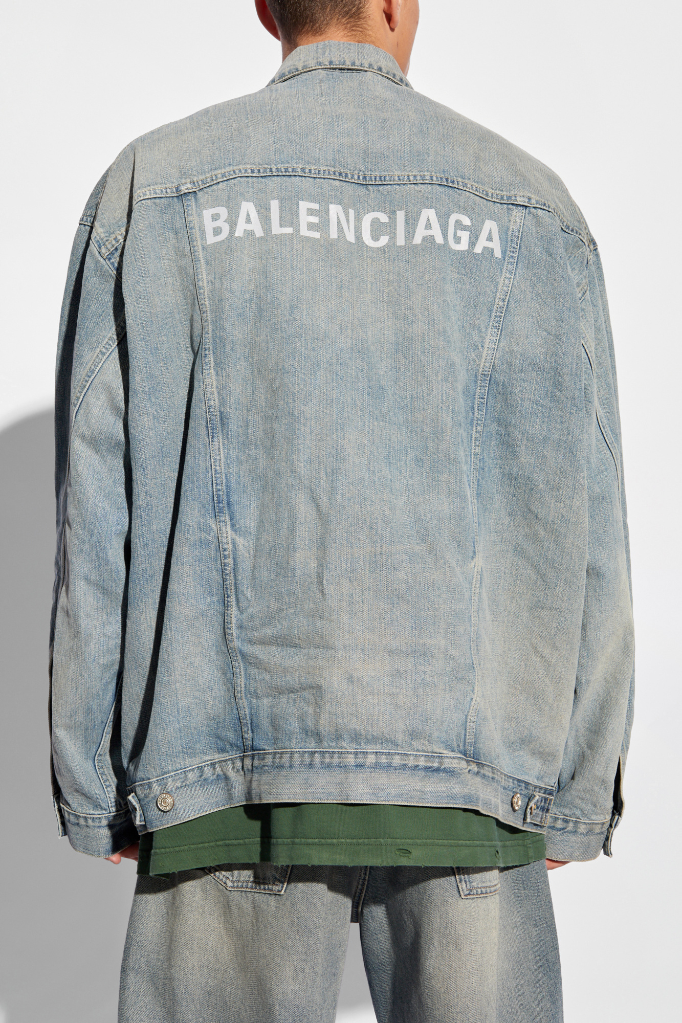 Blue Denim jacket Balenciaga Vitkac Italy